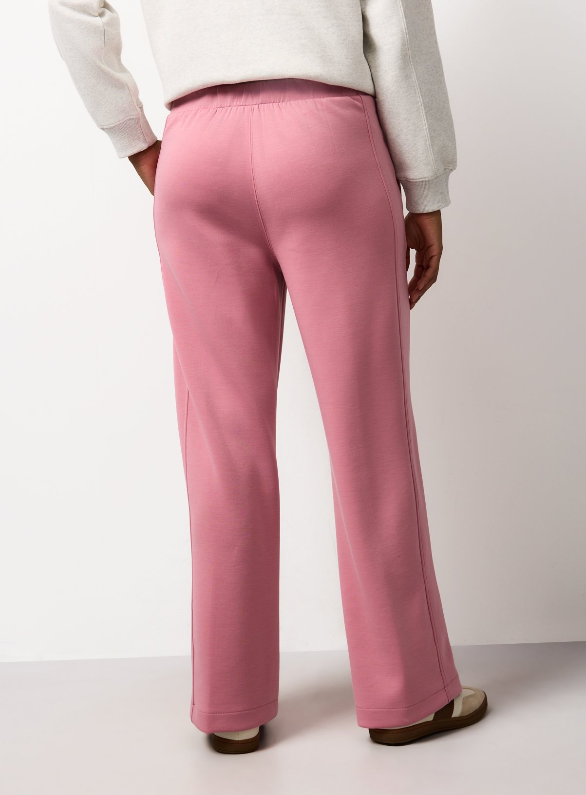 Dusky Pink Wide Leg Co-ord Trousers XL - Image 4 thumbnail